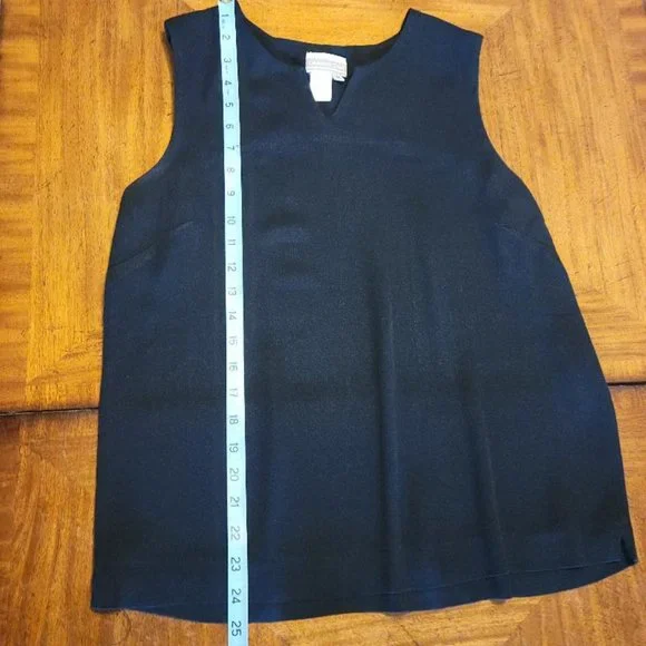 Coldwater Creek Black Pull-0n Shell - Picture 7 of 10